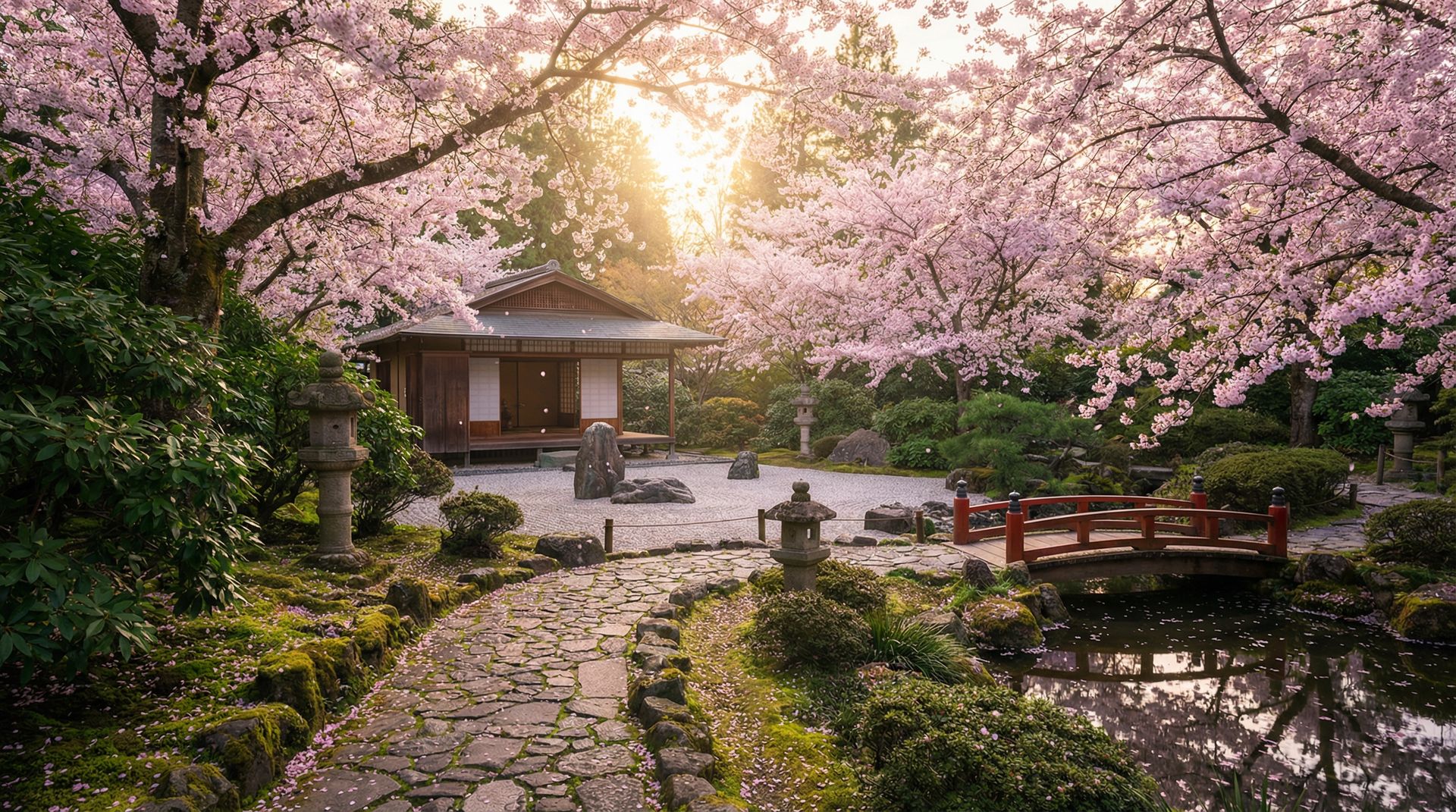 里番网旅拍视频记录：樱花季日式庭院漫游记